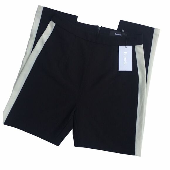 Pomelo High Waist Side Stripe Trouser Athleisure Pants - Picture 1 of 10